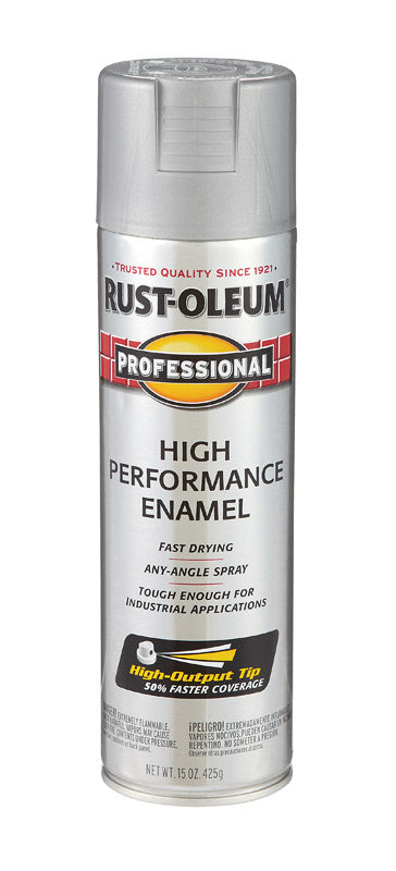 Rust-Oleum Professional Gloss Light Machine Gray Spray Paint 15 oz