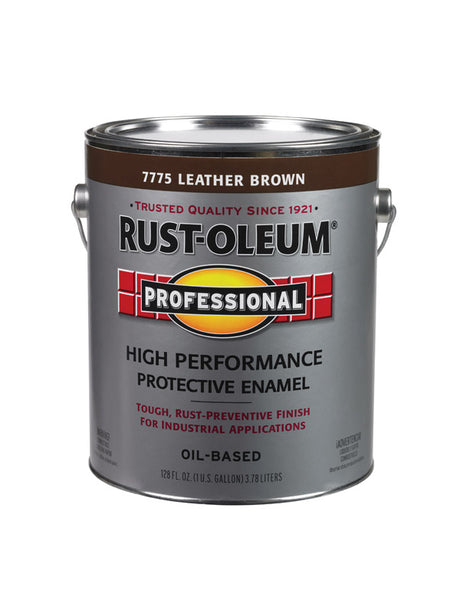 Rust-Oleum Professional Indoor and Outdoor Gloss Leather Brown Protective Paint 1 gal
