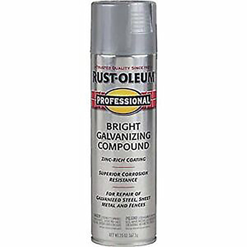 Rust-Oleum Professional Galvanized Bright Gray Galvanizing Compound Spray 20 oz