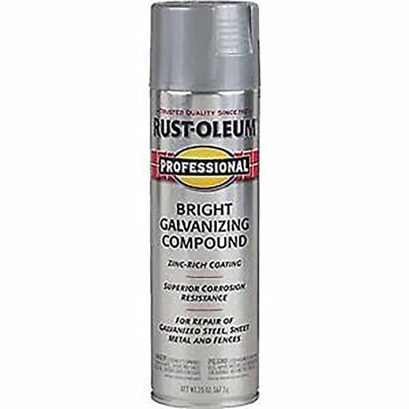 Rust-Oleum Professional Galvanized Bright Gray Galvanizing Compound Spray 20 oz