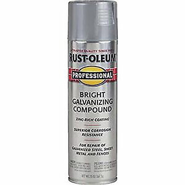 Rust-Oleum Professional Galvanized Bright Gray Galvanizing Compound Spray 20 oz
