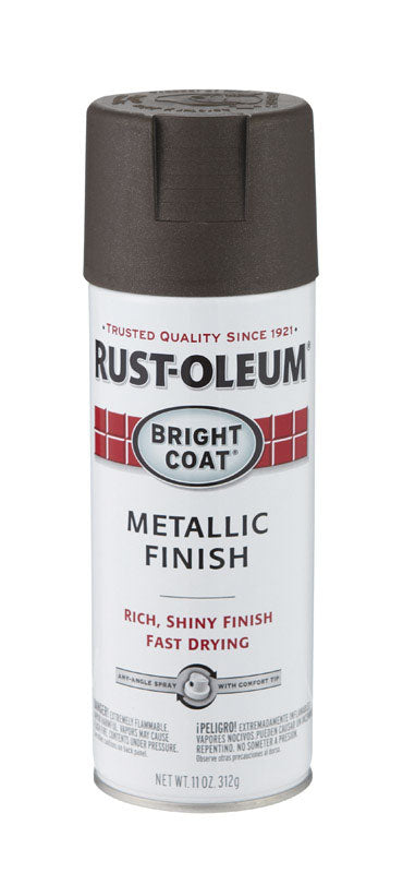 Rust-Oleum Stops Rust Metallic Dark Bronze Spray Paint 11 oz