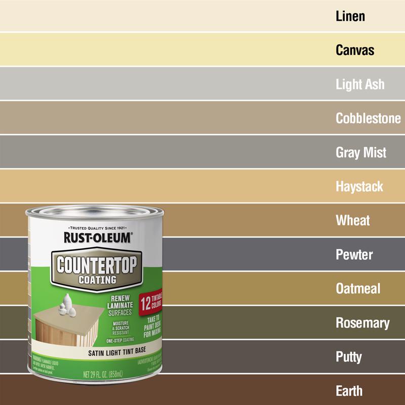 Rust-Oleum Specialty Satin Tintable Base Acrylic Countertop Paint 29 oz