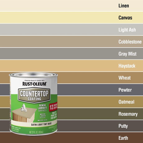 Rust-Oleum Specialty Satin Tintable Base Acrylic Countertop Paint 29 oz