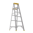 Werner 6 ft. H Aluminum Step Ladder Type I 250 lb. capacity