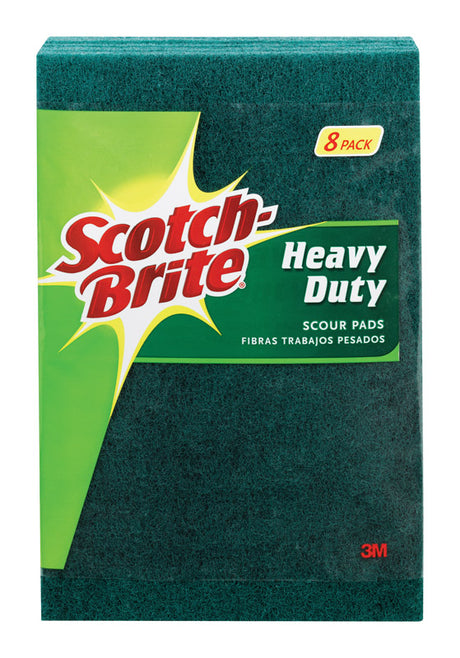 Scotch-Brite Heavy Duty Scouring Pad For Pots and Pans 6 in. L 8 pk