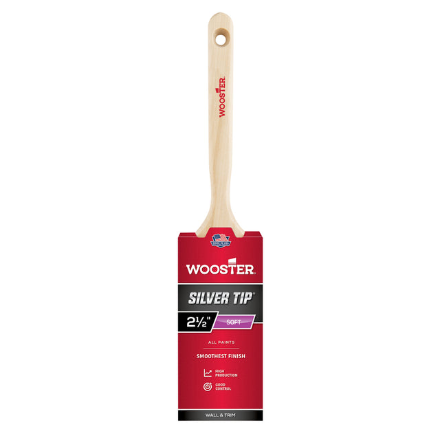 Wooster Silver Tip 2-1/2 in. Flat Paint Brush