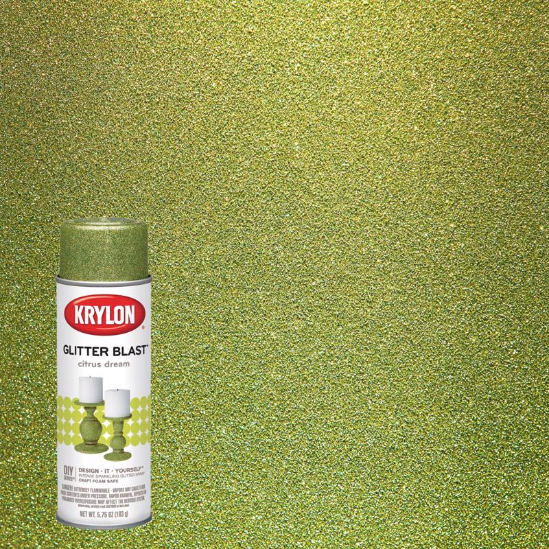 Krylon Glitter Blast Citrus Dream Spray Paint 5.75 oz