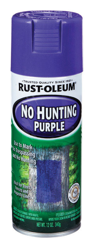 Rust-Oleum No Hunting Purple Spray Paint 12 oz