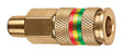 Tru-Flate Combo Coupler Brass Universal Coupler 1/4 Male 1 pc