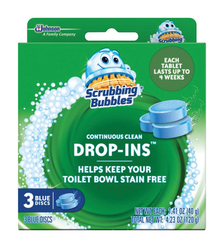Scrubbing Bubbles Drop-Ins Toilet Bowl Cleaner 4.23 oz Tablet