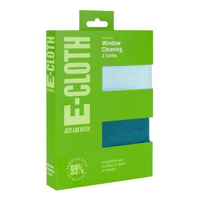 E-Cloth Window Kit Microfiber Glass and Polish Cloth 2 pk