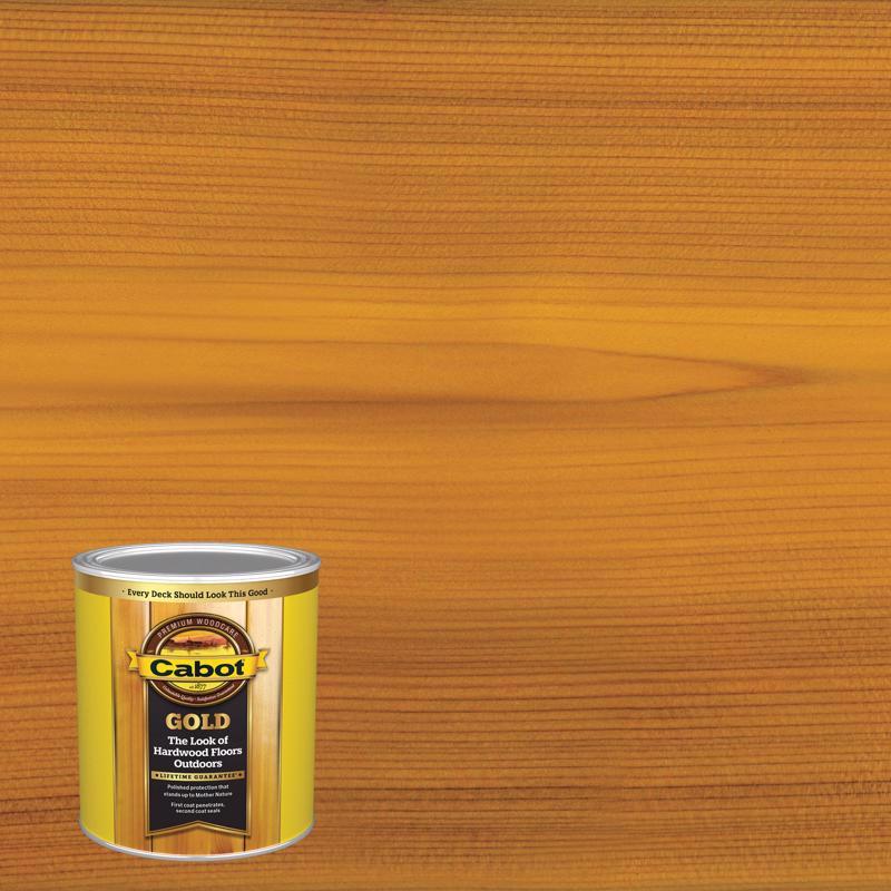 Cabot Gold Satin Sun-Drenched Oak Deck Varnish 1 qt