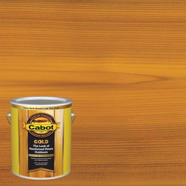 Cabot Gold Satin Sun-Drenched Oak Deck Varnish 1 gal