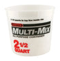 Leaktite Clear 2.5 qt Multi-Mix Container