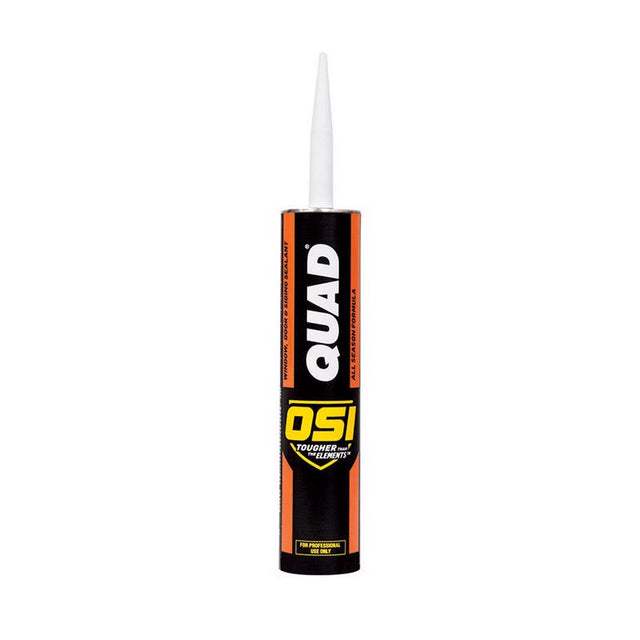 OSI Quad Beige Elastomeric Polymers Door/Siding/ Window Sealant 10 oz