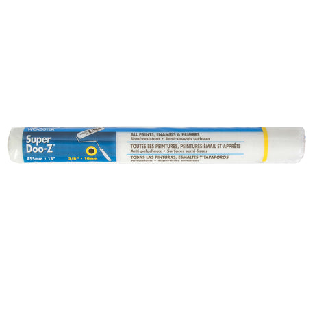 Wooster Super Doo-Z Fabric 18 in. W X 3/8 in. Regular Paint Roller Cover 1 pk