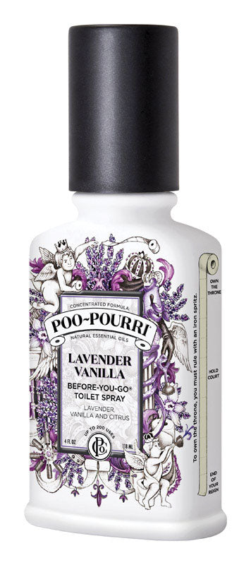 Poo-Pourri Lavender Vanilla Scent Odor Eliminator 4 oz Liquid