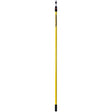 Mr. LongArm Super Tab-Lok Telescoping 6.2-11.2 ft. L X 1-1/4 in. D Fiberglass Extension Pole Yellow