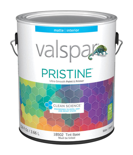 Valspar Pristine Flat Tintable Medium Base Paint Interior 1 gal