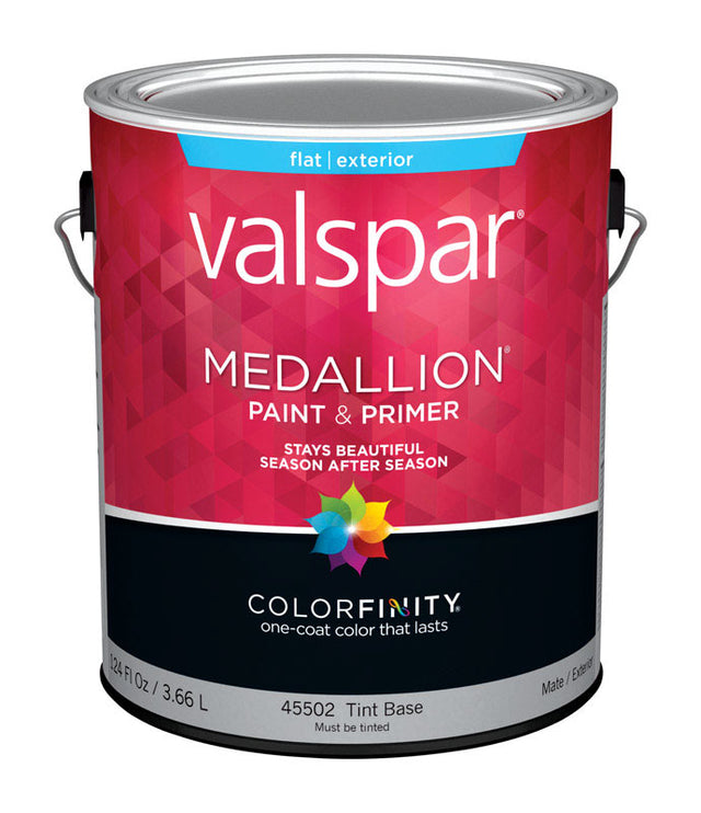 Valspar Medallion Flat Tint Base Paint and Primer Exterior 1 gal