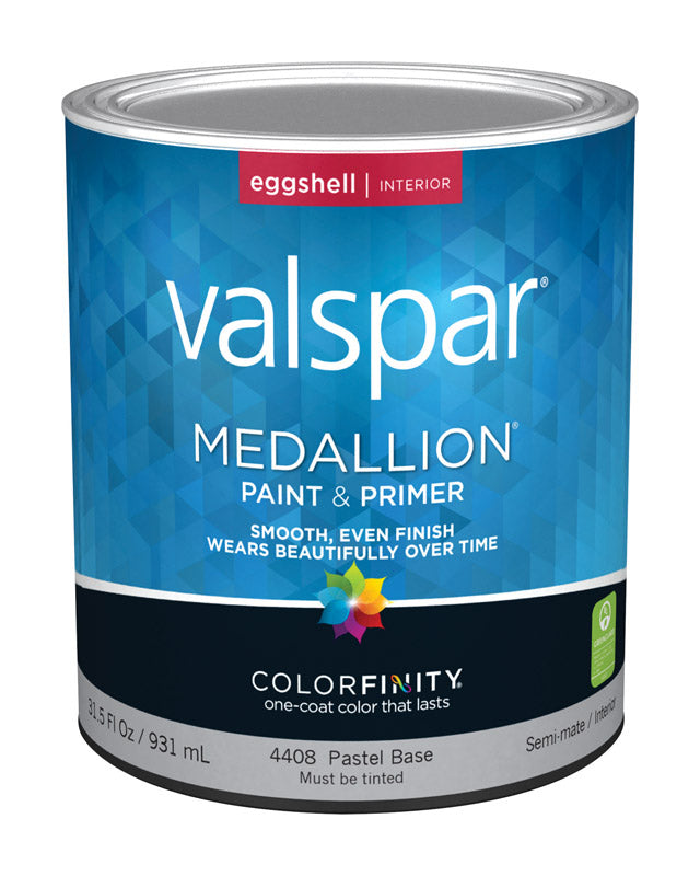 Valspar Medallion Eggshell Pastel Base Paint and Primer Interior 1 qt