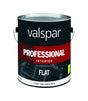 Valspar Professional Flat Basic White Paint Interior 1 gal
