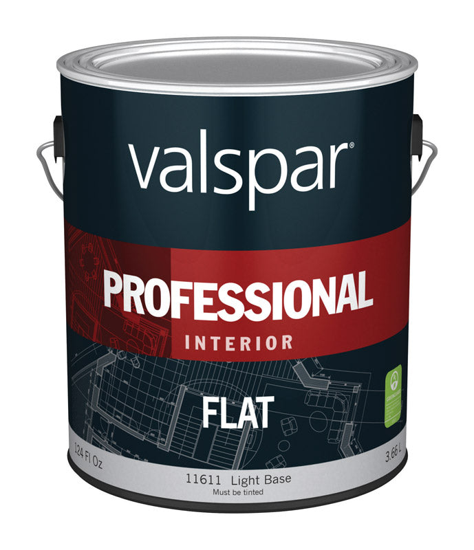 Valspar Professional Flat Tintable Light Base Paint Interior 1 gal