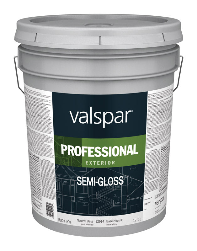 Valspar Professional Semi-Gloss Tintable Neutral Base Paint Exterior 5 gal