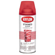 Krylon Stained Glass Translucent Cranberry Red Spray Paint 11.5 oz