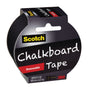 Scotch 1.88 in. W X 5 yd L Chalkboard Tape Black