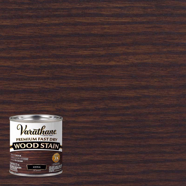 Varathane Premium Kona Oil-Based Fast Dry Wood Stain 0.5 pt