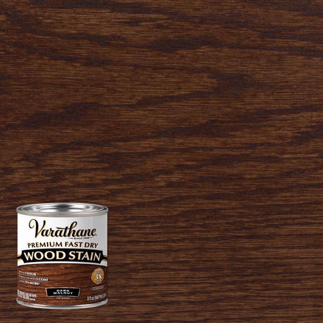 Varathane Premium Dark Walnut Oil-Based Fast Dry Wood Stain 0.5 pt
