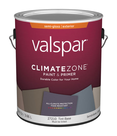 Valspar Climate Zone Semi-Gloss Tint Base Paint and Primer Exterior 1 gal