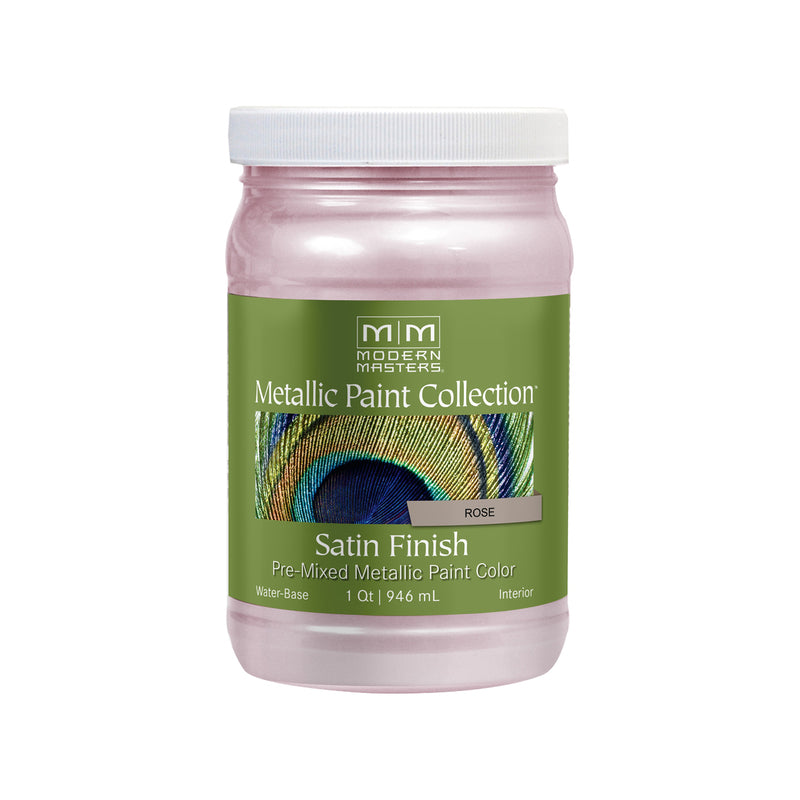 Modern Masters Shimmer Satin Rose Metallic Paint 1 qt