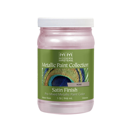 Modern Masters Shimmer Satin Rose Metallic Paint 1 qt