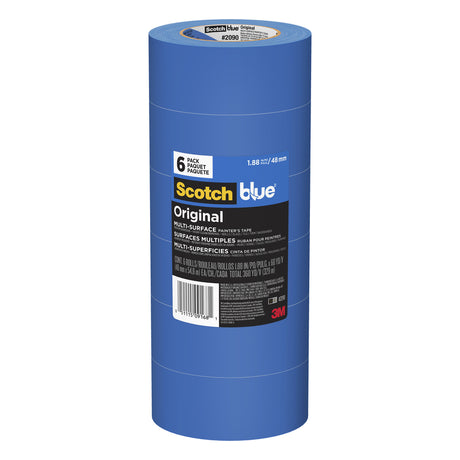 ScotchBlue 1.88 in. W X 60 yd L Blue Medium Strength Original Painter's Tape 6 pk