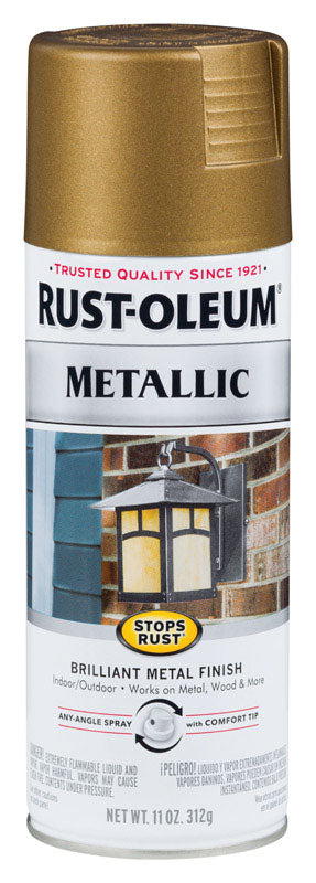 Rust-Oleum Stops Rust Champagne Bronze Spray Paint 11 oz