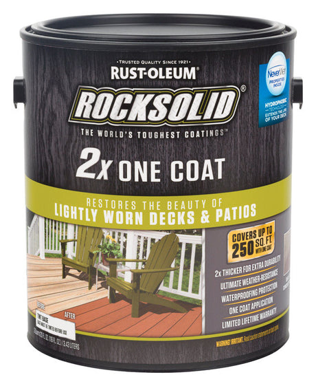 Rust-Oleum RockSolid 2X Solid Tintable Tint Base Water-Based Acrylic Stain 1 gal