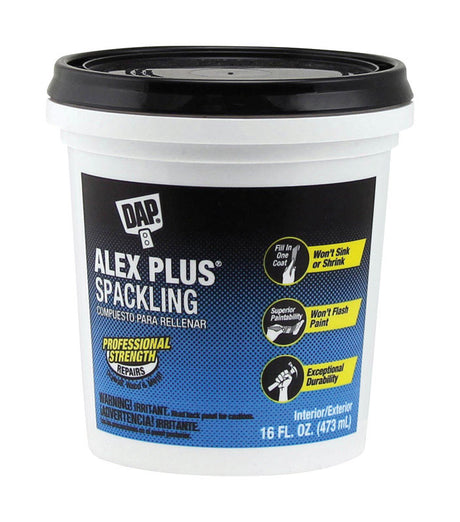 DAP Alex Plus Ready to Use White Spackling Compound 1 pt