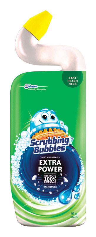 Scrubbing Bubbles Extra Power Rainshower Scent Toilet Bowl Cleaner and Delimer 24 oz Gel