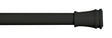 Kenney Matte Black Rogers Tension Rod 28 in. L X 48 in. L