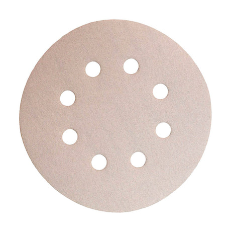 Makita 5 in. Aluminum Oxide Hook and Loop Sanding Disc 180 Grit Very Fine 50 pk