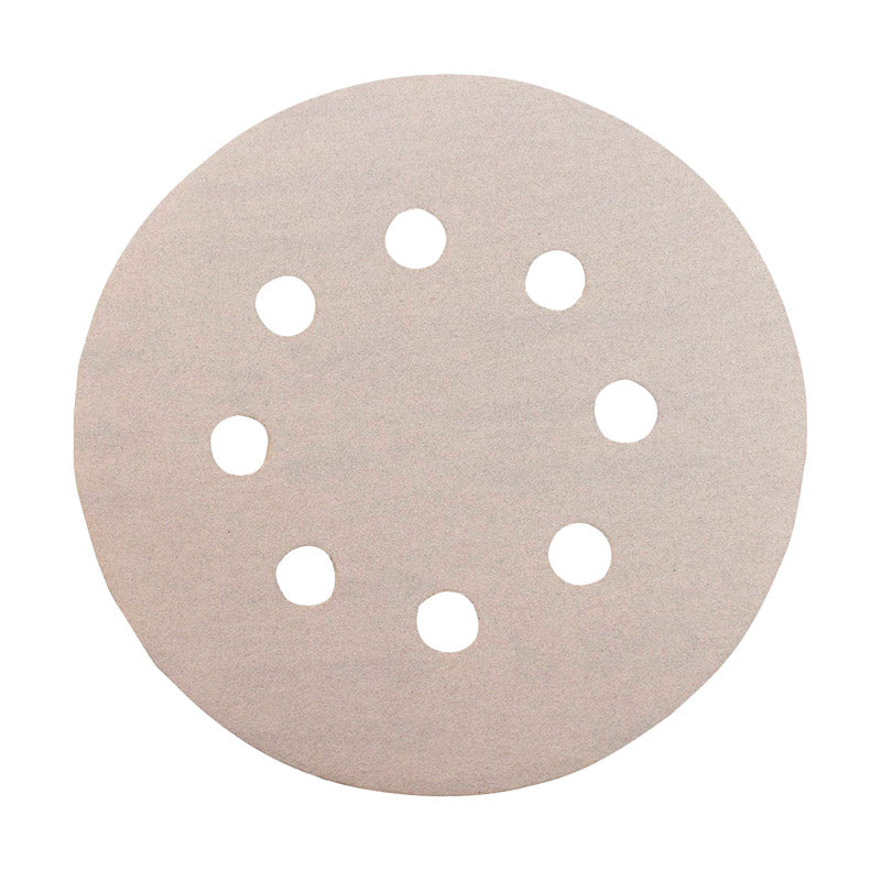 Makita 5 in. Aluminum Oxide Hook and Loop Sanding Disc 240 Grit Very Fine 50 pk