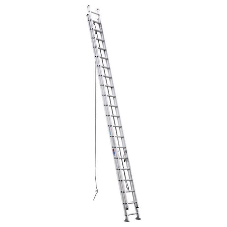 Werner 40 ft. H Aluminum Extension Ladder Type IA 300 lb. capacity