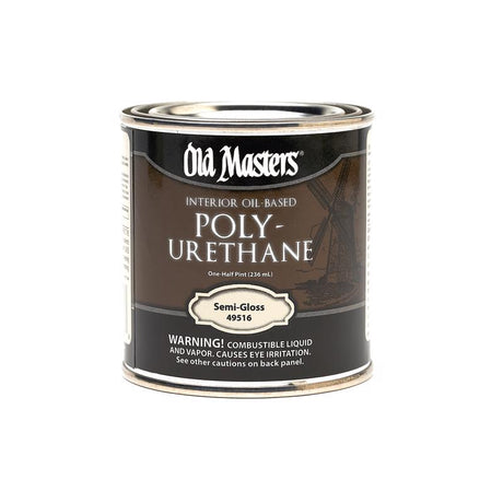 Old Masters Semi-Gloss Clear Oil-Based Polyurethane 0.5 pt