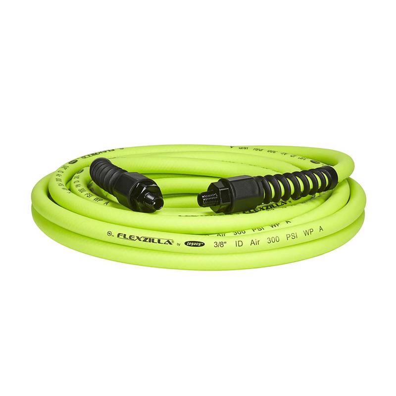 Flexzilla Pro 25 ft. L X 3/8 in. D Hybrid Polymer Air Hose 300 psi Zilla Green