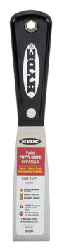 Hyde 1-1/4 in. W X 7-3/4 in. L Carbon Steel Stiff Putty Knife