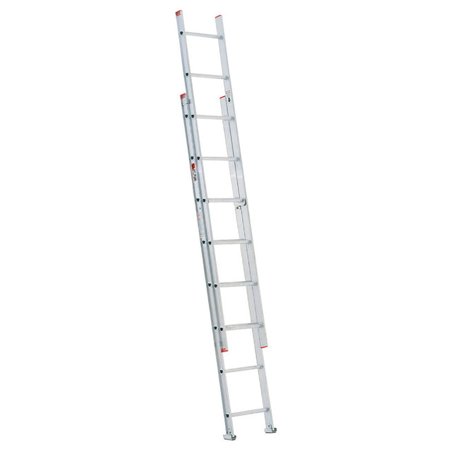 Werner 16 ft. H Aluminum Extension Ladder Type III 200 lb. capacity