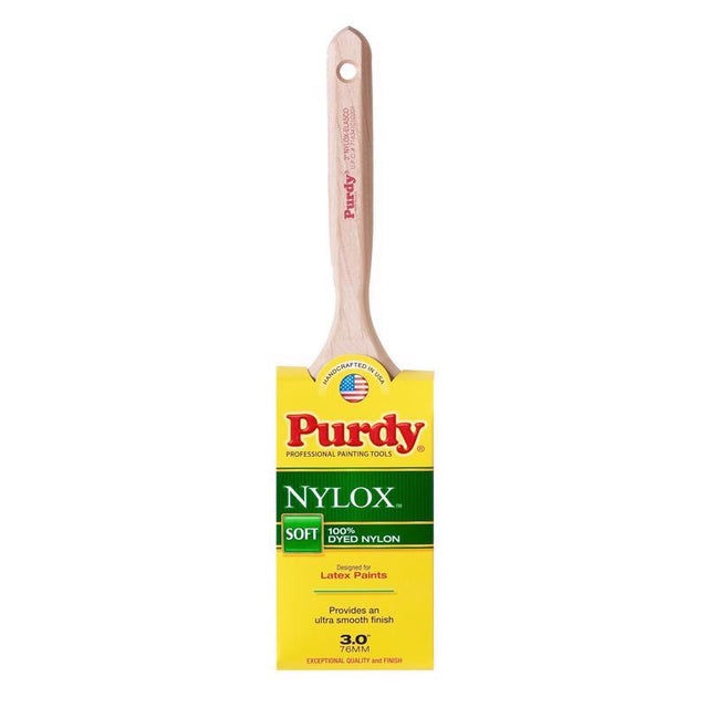 Purdy Nylox Elasco 3 in. Soft Flat Trim Paint Brush